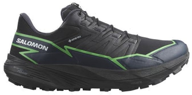 Salomon Thundercross GTX Black Green Gecko Black 44 UK 9.5